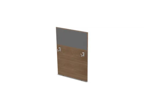 baliepaneel,v. bureau,aanbouw rechts,B 800mm,NT-cherry,BN8078-grijs