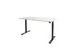 Bureau Assis-debout Dextro Basic Electrique 120x80 Blanc - Cadre Noir