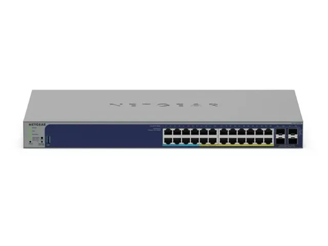 NETGEAR GS728TXUP, Managed, Gigabit Ethernet (10/100/1000), Power over