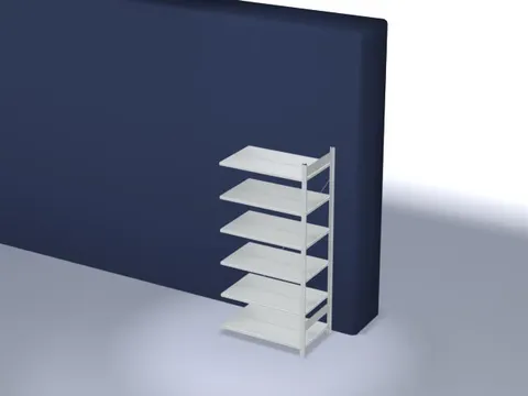 dossierstelling,aanbouwveld,HxBxD 2000x1010x635mm,vaklast 90kg