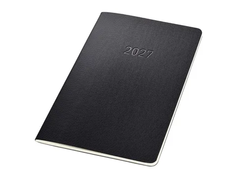 Maandagenda Conceptum A5 2027 (NL/FR/EN/DU) zwart Softcover
