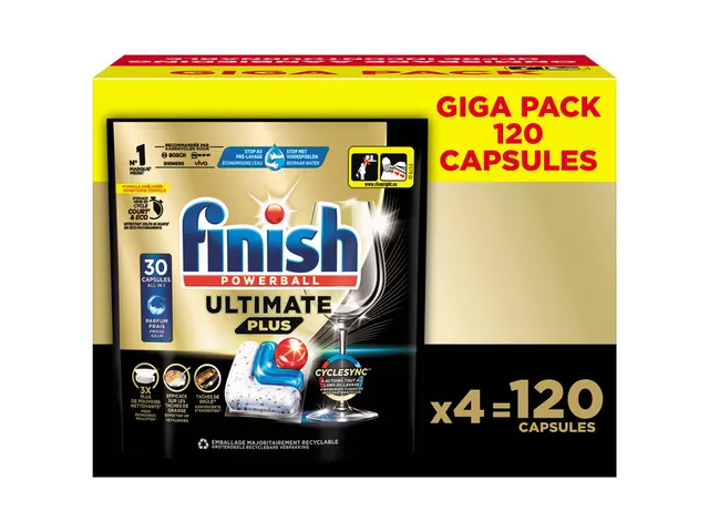 Vaatwastabletten Finish Ultimate plus 120 stuks gigapack