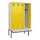 locker met bank,HxBxD 2120x1200x815mm,4vak,vak B 300mm,cilinderslot