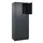 lockerkast,HxBxD 1950x800x500mm,2x3vakken,vak B 400mm,cil.-slot,sokkel