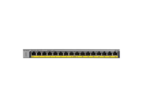 Gs116Lp-100Eus Gigabit Switch Standalone 16xRJ45 zwart unmanaged