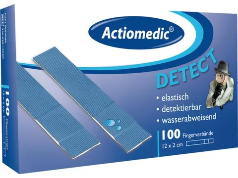 Vingerverbanden Detecteerbaar Waterafstotend Lxb 120x20mm Blauw