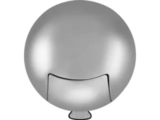 Afvalbak Kickcan metalen binnenbak 33 liter mat RVS - 3