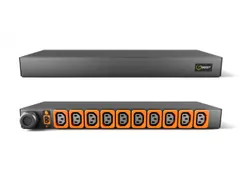 Vertiv GVHVRN102-102L13PS6-IP44, Basis, 1U, Horizontaal, Zwart, 10 AC-