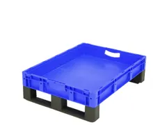 Euronorm Stapelkrat Pp 120x800x600mm 43l Dubbele Bodem Sledepoten