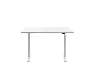Elektrisch ihv bureau,HxBxD 700-1200x1200x800mm,blad wit,T-voet wit - 1