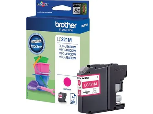 LC-221MBP Magenta Inktcartridge 260 pagina's