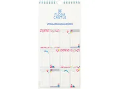 Calendrier d'anniversaire Flora Castle
