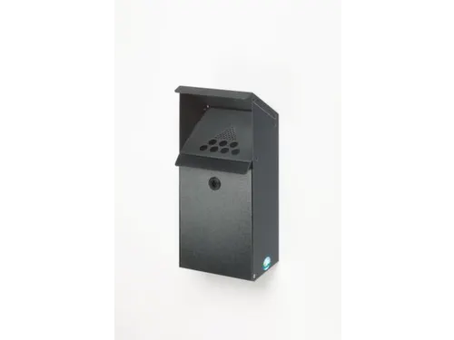 Wandasbak 3.7 liter 410x180x150mm Schuin Verzinkt Antraciet