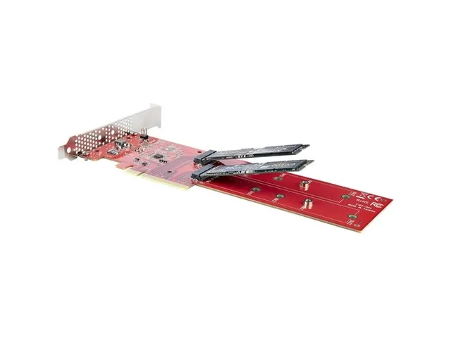 Dual M.2 PCI Express SSD Adapter Kaart