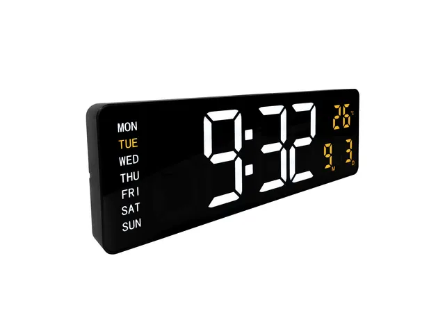 Wandklok NeXtime Super Digi 38,8 x 12,9 cm