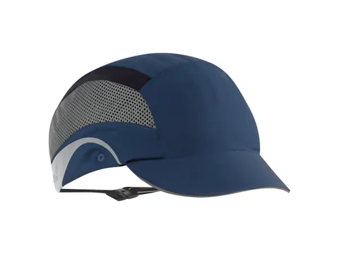 JSP Aerolite stootpet met korte klep, marineblauw
