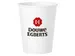 Beker karton Douwe Egberts 180ml zwart 100 stuks
