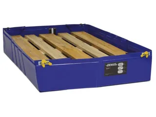 opvouwbare bak,opvangvol. 300l,HxBxD 225x1240x1240mm - 1