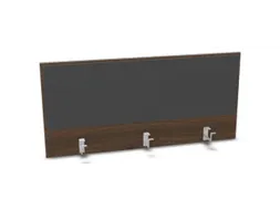 opzetpaneel bureau aanbouw achter NV bruin hickory antraciet 1200mm