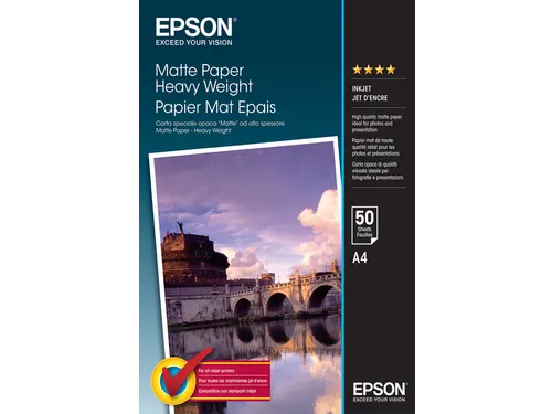 Inkjetpapier Epson S041256 A4 mat 167gr 50 vel