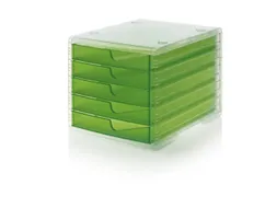 ladeblok,5xDIN C4,Tafelopstelling,HxBxD 255x270x340mm,Polystyreen