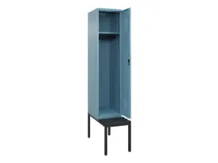 locker met bank,HxBxD 2120x400x815mm,1vak,vak B 400mm,cilinderslot
