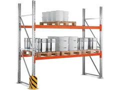 palletstelling,grondveld,HxBxD 4400x1825x1100mm,vakl. 2200kg