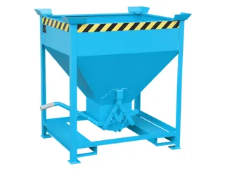 Stortgoedbak Hxlxb 860X1170X1090Mm 375L Vorksloffen Ral5012 - 1