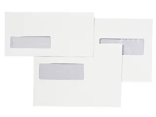 Envelop Quantore 110x220mm Venster Links 30x100mm Zelfklevend - 4