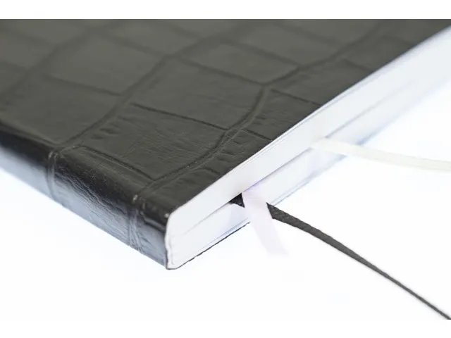 Carnet de notes Pure Croco A6 ligné 2 pces 80gramme 160pages noir et