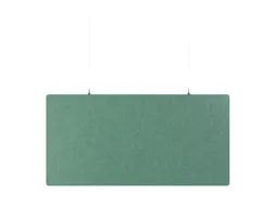 Akoestisch PET-vilt rechthoekig plafondpaneel 60x120cm Petrol Groen