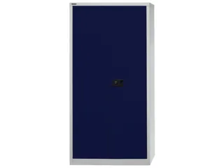 kantoorkast openslaande deuren HxBxD 1950x914x400mm Stalen grijs blauw - 3