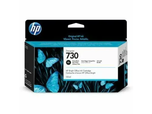 HP 730 130ml Foto Zwart DesignJet Inkt Cartridge P2V67A