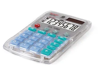 Calculator Rebell STARLET transparant hand 8 digit - 3