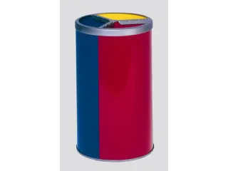 Afvalverzamelstation 3x30 Liter Ral 1023/ral5010/ral3000 - 1