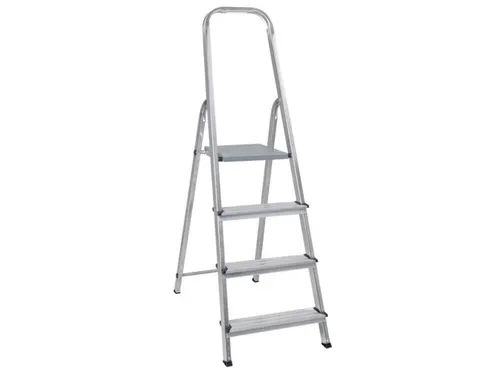 aluminium beugelladder eenzijdig 4treden stand H 0 78m aluminium