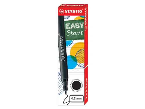 Rollerpenvulling Stabilo Easy Original Zwart 0.5Mm
