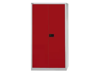 kantoorkast openslaande deuren HxBxD 1806x914x400mm Stalen Grijs Rood - 3