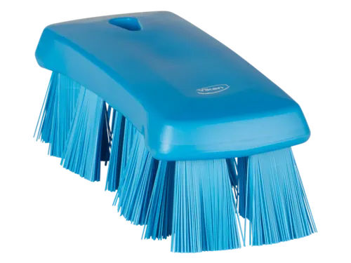 Vikan 3891-3 UST Kleine Werkborstel Harde vezel 176mm Blauw