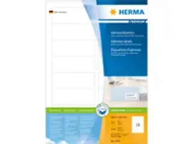 OUTLET HERMA 4479 Premium Adresetiketten A4 88,9x33,8mm Wit 1600 stuks