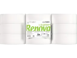 Renova Green toiletpapier Jumbo 2-laags 250m pak van 9 rollen