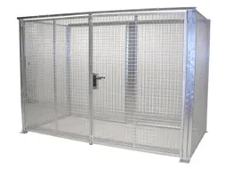 Gasflessendepot Voor 78 Gasflessen 2060x3100x1500mm Staal/draadgaas