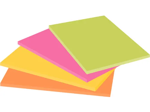 Memoblok 3M Post-it 6445 Super Sticky 152x101mm assorti Big Notes