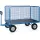 Handtrekwagen 6446P 750kg 1935x995mm draadgaas polyurethaan wielen