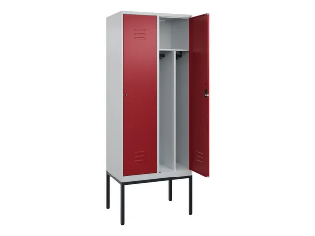 locker voor scheiding van kleding,HxBxD 2120x800x500mm,2vak