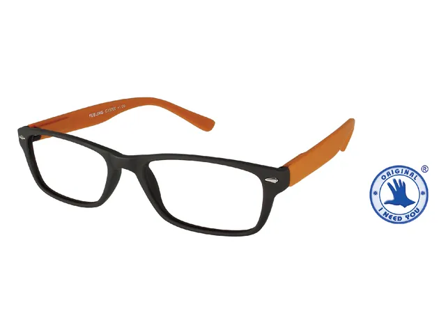 Leesbril I Need You +1.50 dpt Feeling bruin-oranje