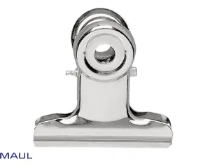 Papierklem MAUL Bulldog 30mm capaciteit 10mm zilver - 2