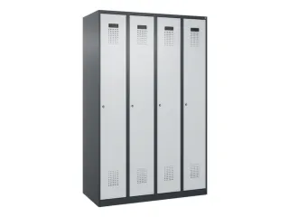 locker voor scheiding van kleding,HxBxD 1850x1200x500mm,4vak - 2