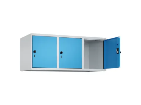 opzetkast,v. locker,3vak.,vak B 400mm,HxBxD 500x1200x500mm