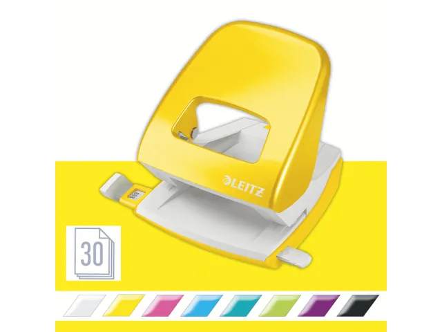 Perforator Leitz WOW NeXXt 2-gaats geel